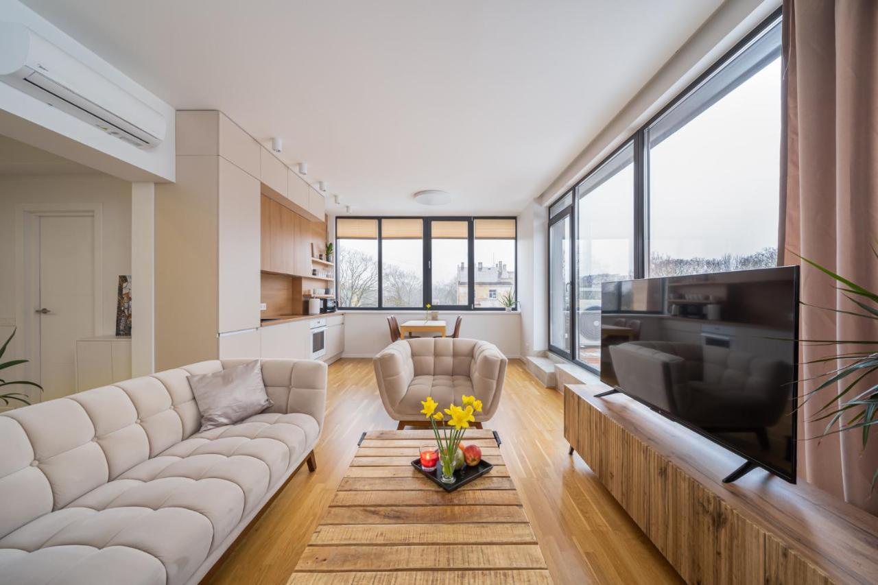 1-Bedroom Penthouse With Underground Parking Riga Exterior photo
