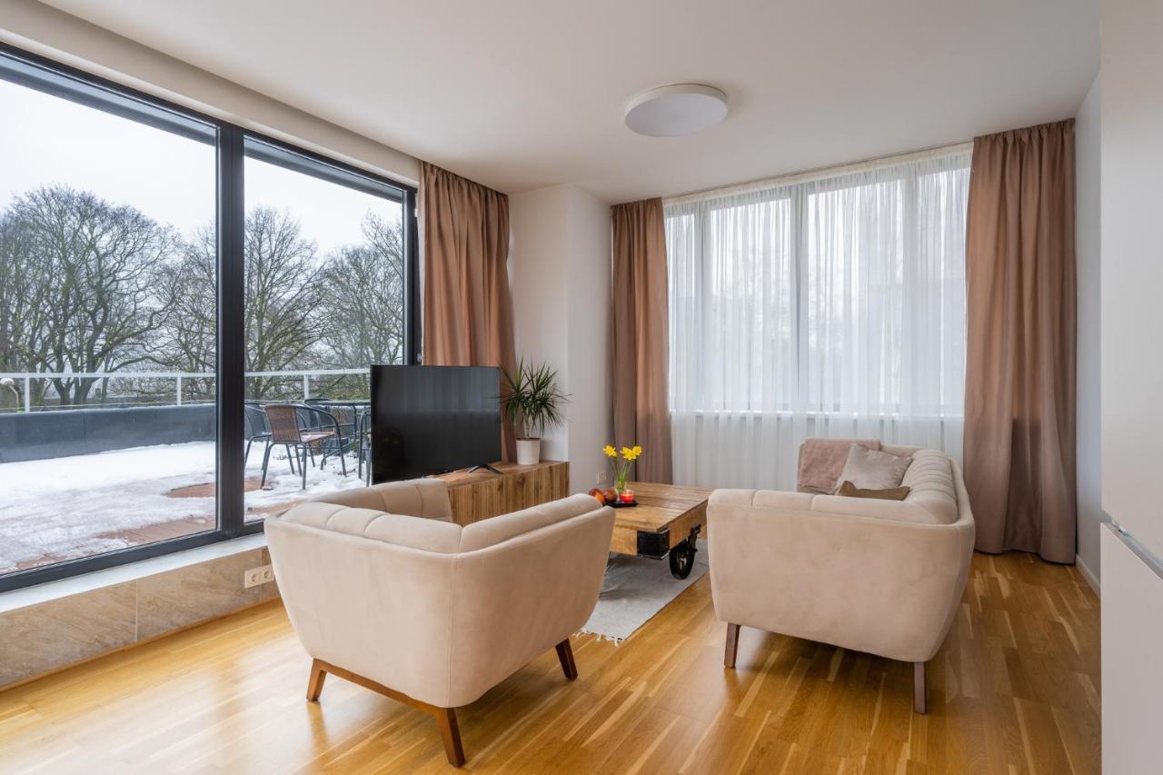 1-Bedroom Penthouse With Underground Parking Riga Exterior photo